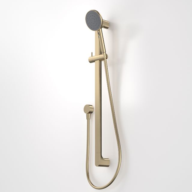 Caroma Urbane II 96331BB4E Universal Rail Shower - Brushed Brass
