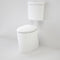 Caroma 982932W Care 610 Cleanflush Connector S Trap Suite with Caravelle Double Flap Seat White - Special Order
