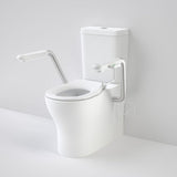 Caroma 985400ARWNCL Opal Cleanflush Easy Height Wall Faced Close Coupled Suite with Single Flap Seat and Nurse Call Armrest Left - Special Order