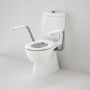 Caroma 987410ARW Caravelle Support Close Coupled Suite with Armrests and Single Flap Seat - White - Special Order
