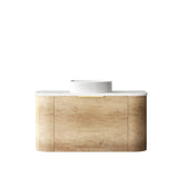 Otti Bondi Wall Hung Vanity, Natural Oak