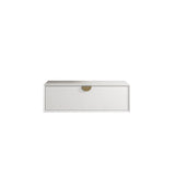 Otti Moonlight Wall Hung Vanity, Satin White