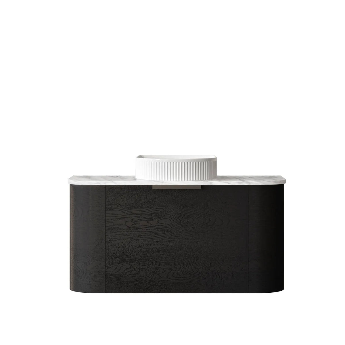 Otti Bondi Wall Hung Vanity, Black Oak