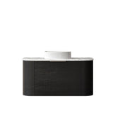 Otti Bondi Wall Hung Vanity, Black Oak