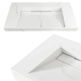 Otti Moonlight Wall Hung Vanity, Satin White