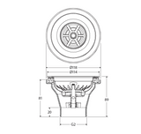 Fienza A3SS Hana Round Basket Waste
