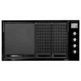 Artusi ABBQ1B 1046mm BBQ Built In Gas 4 Burner, Black
