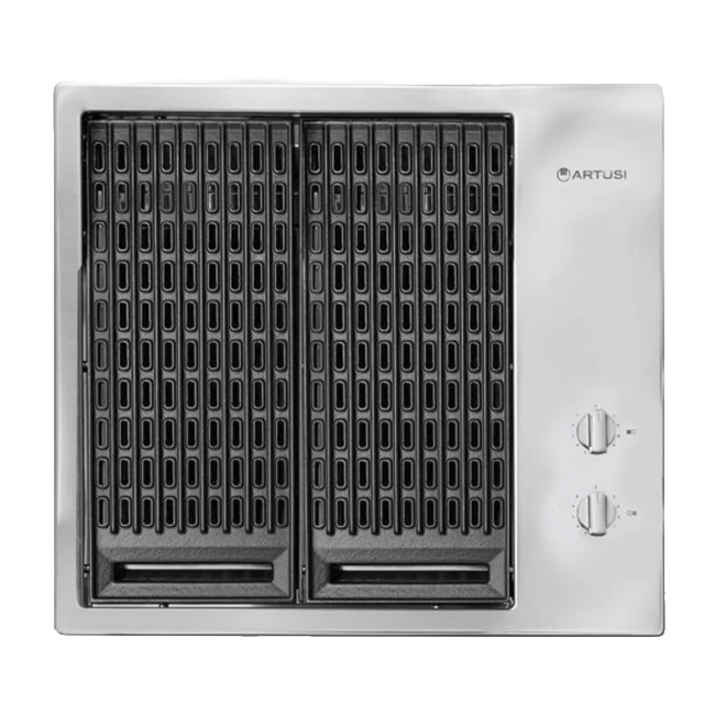 Artusi ABBQMEE3 60cm Built-In Electric Barbecue, Stainless Steel