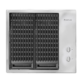 Artusi ABBQMEE3 60cm Built-In Electric Barbecue, Stainless Steel