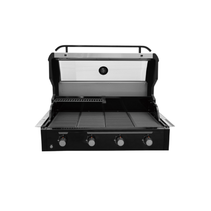 Artusi ABIBBQ4 Halmo Built-In 4 Burner Gas Grill, Black