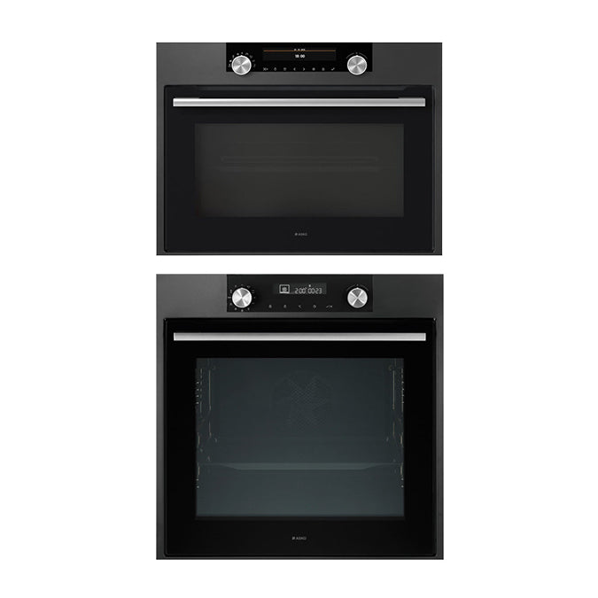 ASKO AC01 Bundle OP8637A 60cm Pyrolytic Oven & OCM8487A Combi Microwave - ASKO Factory Seconds