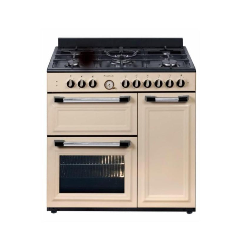 Artusi AFGR935CR Freestanding Cooker 90cm with Gas Hob, Cream