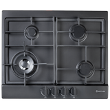 Artusi AGH65MB 60cm Black Finish Gas Cooktop