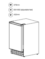 Artusi AIM4009B Freestanding Ice Maker, Black
