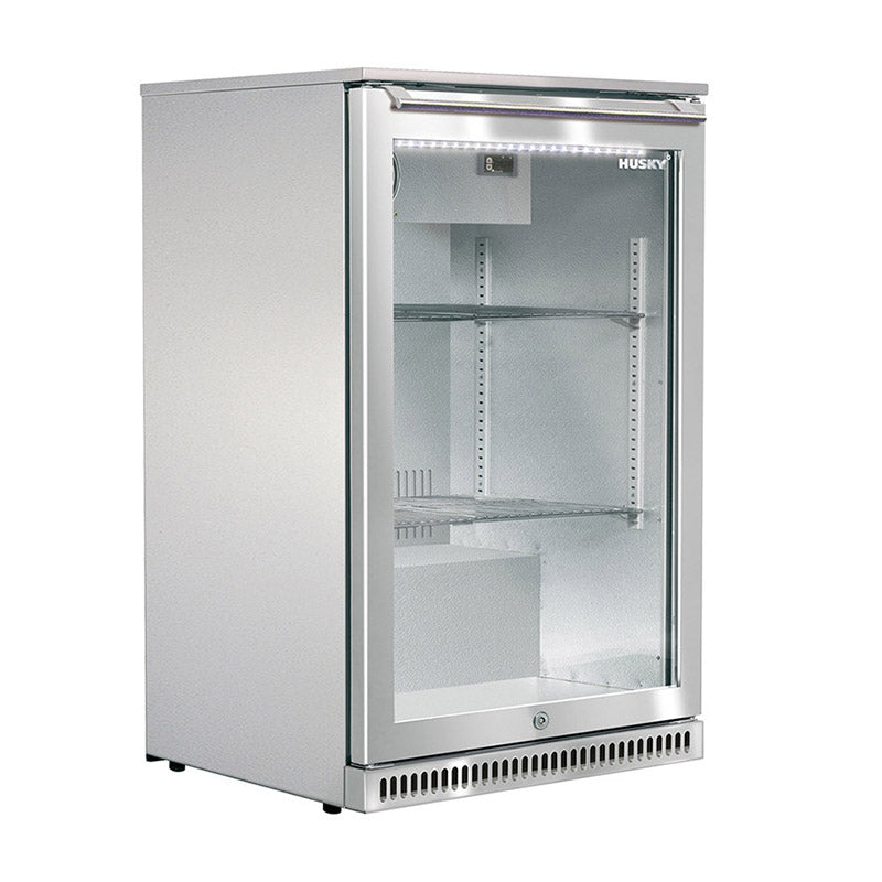 Husky 118L Single Door Alfresco Drinks Chiller With Anti-Condensation Door In Stainless Steel ALF-C1-840
