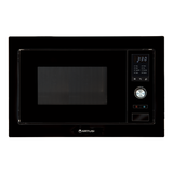 Artusi AMG28TKB 28L Built-in Microwave with Trim Kit, 900W, Black Glass