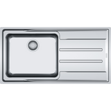 Franke Aton Single Bowl Sink- Right Hand Drainer - Stainless Steel, ANX211RHD