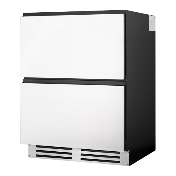 Artusi AUBF620X Dual drawer Underbench Beverage Chiller