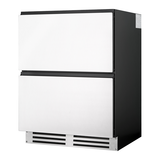 Artusi AUBF620X Dual drawer Underbench Beverage Chiller