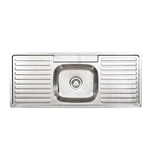 Seima 191603 Acero 012 Sink, Single Bowl & Double Drainer, One Taphole