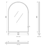 Otti MFMAR9060W Archie 900x600mm Tuffi Mirror