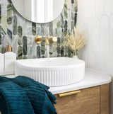 Otti OT4136C Archie 415x365x100 Fluted Above Counter Basin