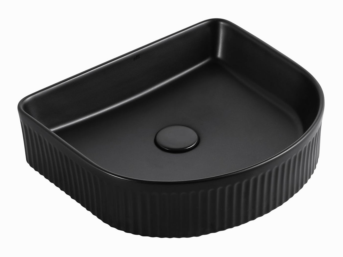 Otti OT4136C Archie 415x365x100 Fluted Above Counter Basin