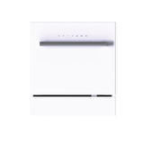 Artusi ADW5608W Built-In 60cm Dishwasher, White Glass