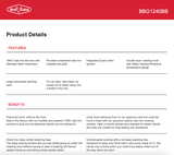 Beefeater BBG1240BB 1200 Series 4 Burner LPG Built-In BBQ - Beefeater Factory Seconds