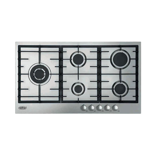 Belling BCT90GCSS 90cm Stainless Steel Gas Cooktop - Clearance Discount