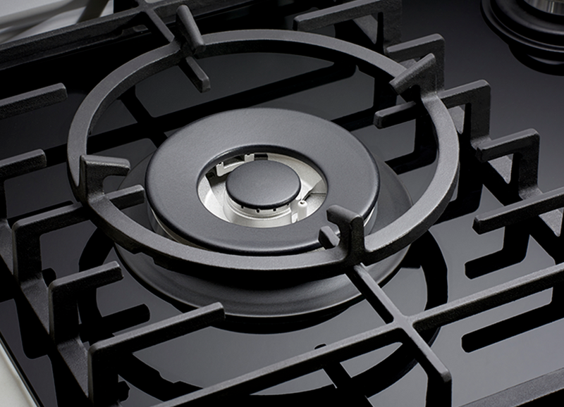 Belling BDC905LBK 90cm Gas-Thru-Glass Cooktop, Black Glass