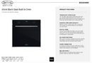 Belling BDO606BK 60cm Multifunction Black Glass Electric Oven