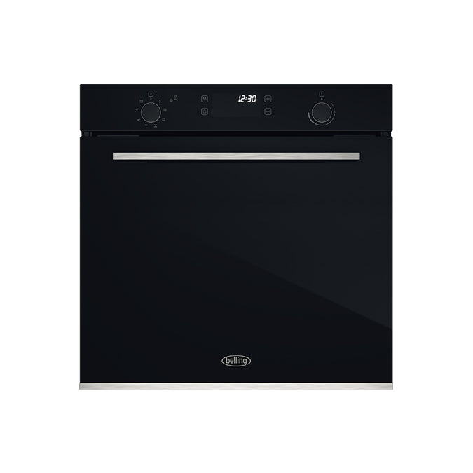 Belling BDO609PYBK 60cm Pyrolytic Black Glass Electric Oven - Clearance Discount
