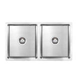 Seima 191332 Leto 750 Double Bowl Sink, Abovemount/Undermount, Stainless Steel