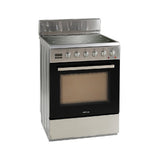 Artusi AFC607X 60cm Electric Upright Stove, Ceramic Top, Stainless Steel