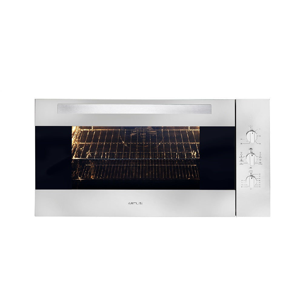 Artusi CAO900X1 90cm Electric Built in Oven, Stainless Steel