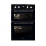 Artusi CAO888B 60cm Electric Built in Double Wall Oven, Black