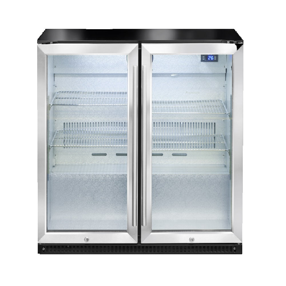 Artusi AOF2M5 Double Door Outdoor Refrigerator, Stainless Steel