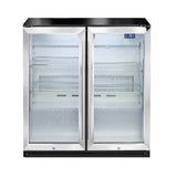 Artusi AOF2M5 Double Door Outdoor Refrigerator, Stainless Steel
