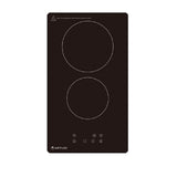 Artusi CACC32A 30cm 2 Zone Ceramic Electric Touch Control Cooktop, Black