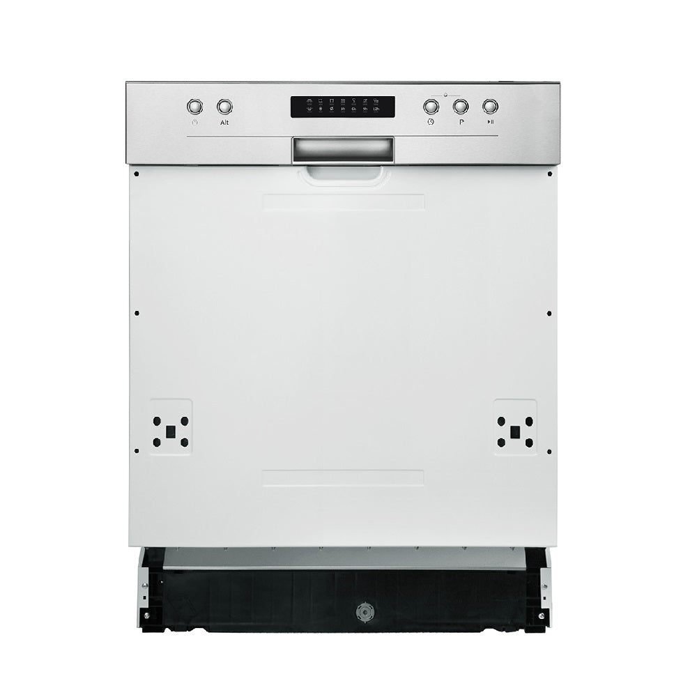 Artusi ADWSI601X Semi integrated Dishwasher, Stainless Steel
