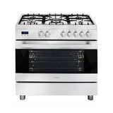 Artusi CAFG91X 90cm Freestanding Duel Fuel Stove, Stainless Steel