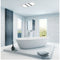 IXL 32412 Bathroom Lighting Premium Tastic Luminate Dual Heater, Fan & Light Silver Fascia - Special Order