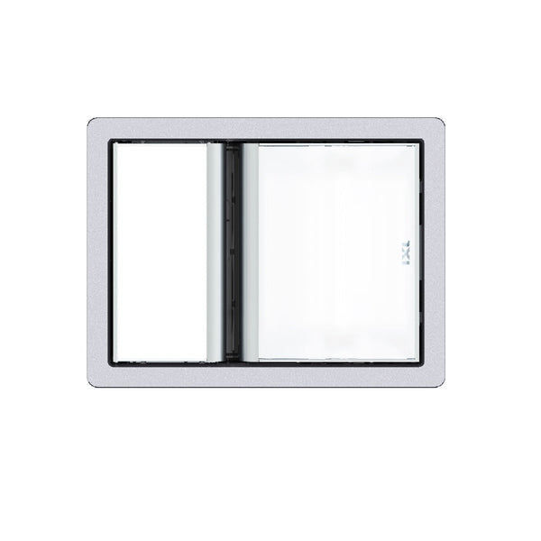 IXL 31412 Bathroom Lighting Premium Tastic Luminate Single Heater, Fan & Light Silver Fascia - Special Order