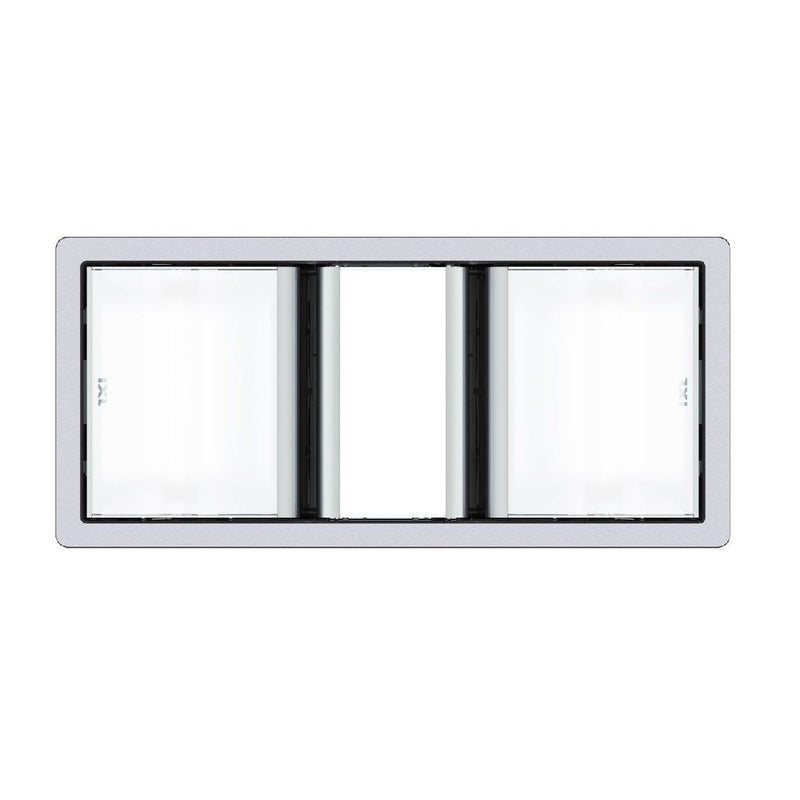 IXL 32412 Bathroom Lighting Premium Tastic Luminate Dual Heater, Fan & Light Silver Fascia - Special Order