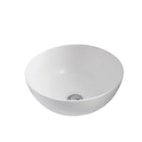 Seima 191012 Arko 360 Above Counter Basin, White Silk, No Taphole