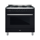 Belling BDU958DBK 90cm Dual Fuel Upright Cooker, Black