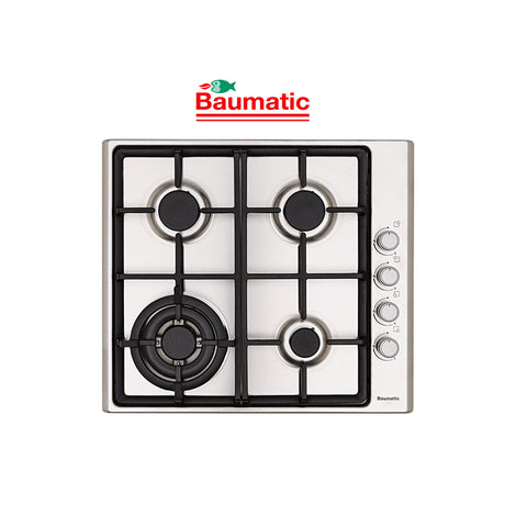 Baumatic Bg4S 4 Burner Stainless Steel Gas Cooktop