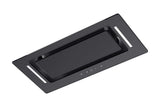 Schweigen BGUM-6B 60cm Undermount Black Rangehood, Black Glass