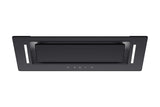 Schweigen BGUM-6B 60cm Undermount Black Rangehood, Black Glass